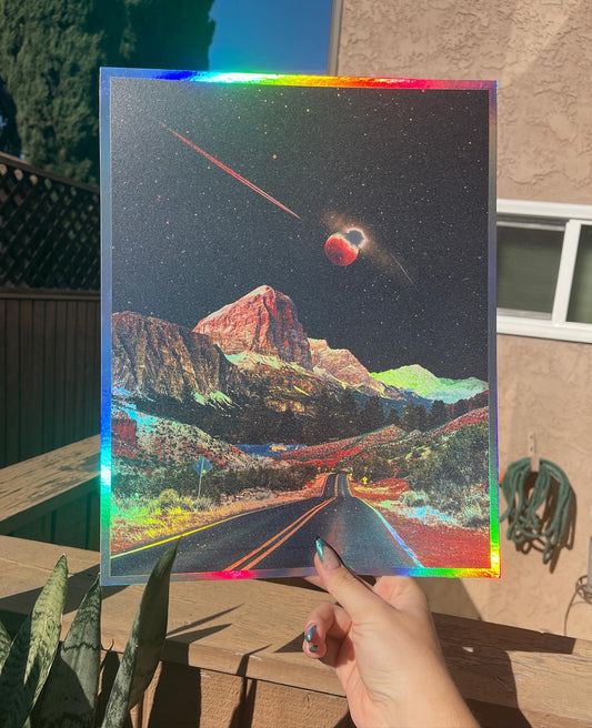 Sigh of Relief, 2022 Special Edition Holographic Print