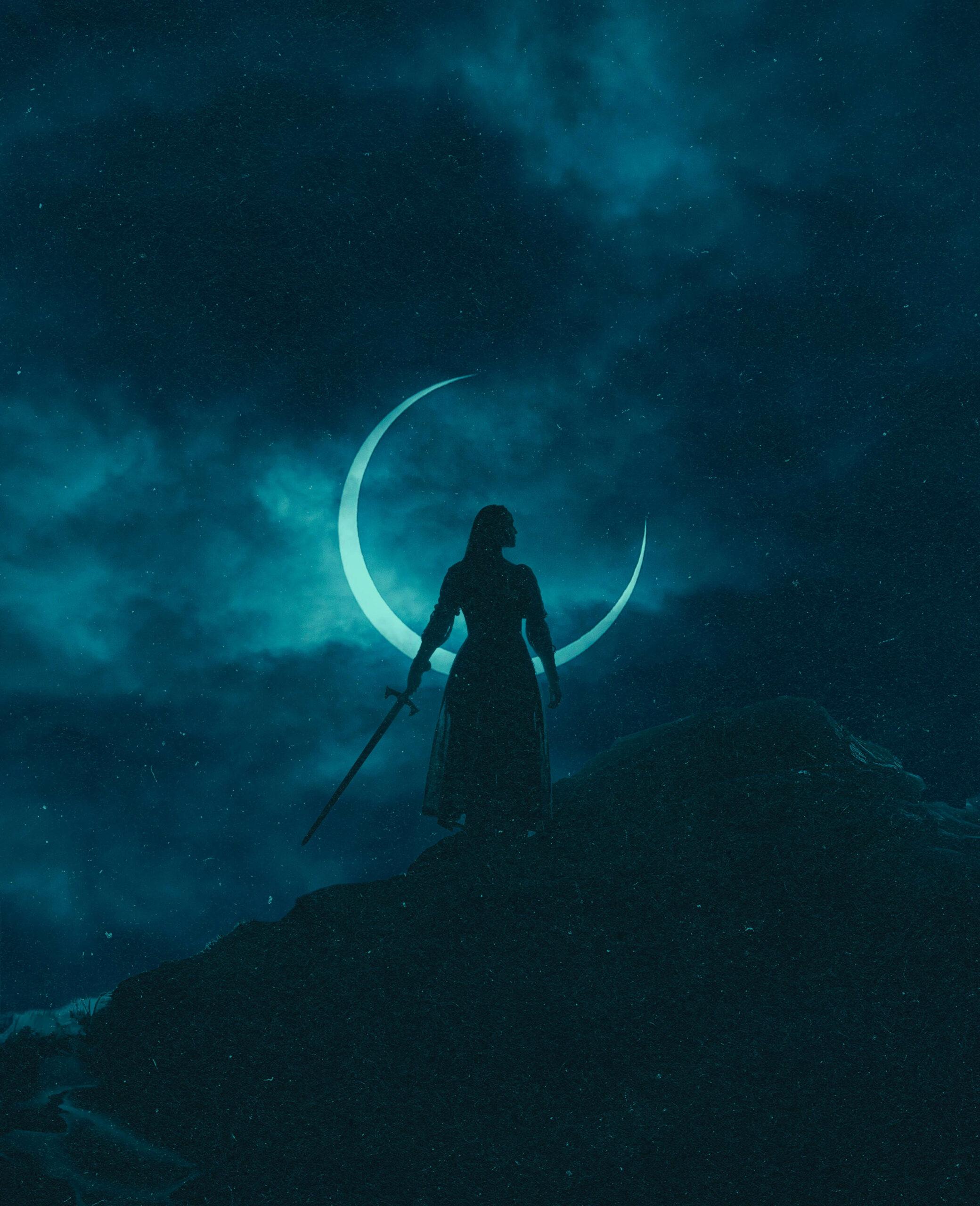 herself and the sky, 2024